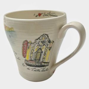 Anthropologie Linea Carta Diva Pyari I LOVE SAN FRANCISCO Coffee Tea Mug Cup0